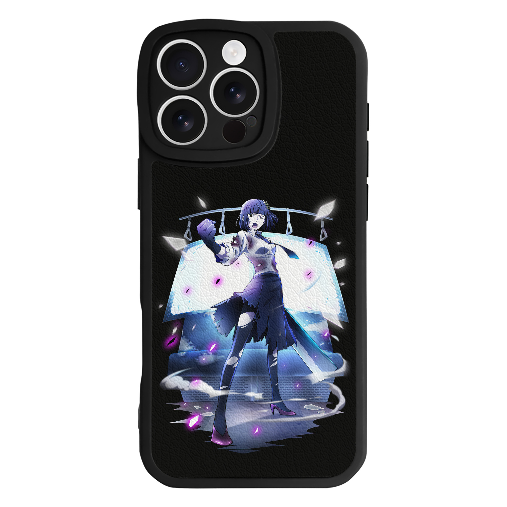 （画像用） 文豪ストレイドッグス Bungo Stray Dogs 【iPhone 16シリーズ対応】シリコンスマホケース（レザー調） 材質：シリコン